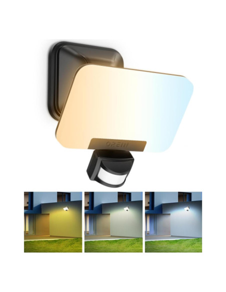 Luces de Inundación LED OREiN 35W 3500LM con Sensor de Movimiento