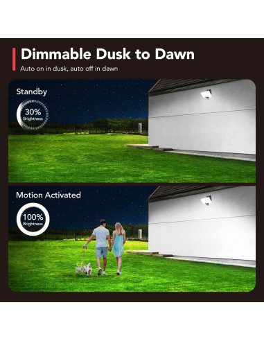 Luces de Inundación LED OREiN 35W 3500LM con Sensor de Movimiento