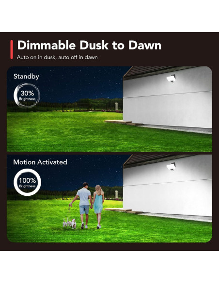 Luces de Inundación LED OREiN 35W 3500LM con Sensor de Movimiento