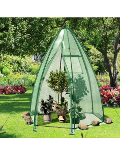 Invernadero Mini Portátil S AFSTAR 160x160x183 cm PE Resistente 2