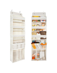 Organizador Colgante para Puerta EZVERY Beige 3 Contenedores