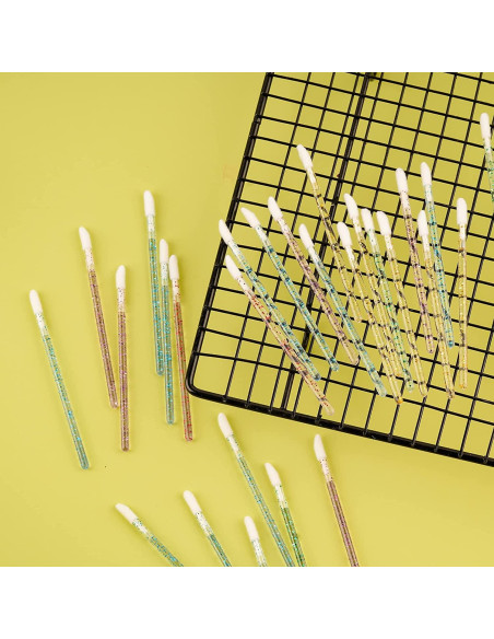 300 Pinceles de Labios Desechables Mooerca - 6 Colores