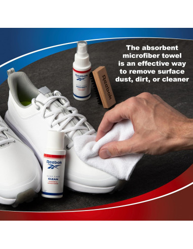 Kit de Limpieza de Zapatos Reebok - 2oz Limpiador y Protector