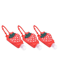 Set de 3 Botellas de Viaje Rellenables Xinjincang 30ml Rojo