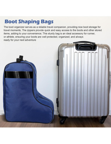 Bolsa de Almacenamiento para Botas de Vaquero Clysee Azul 40x32x24cm