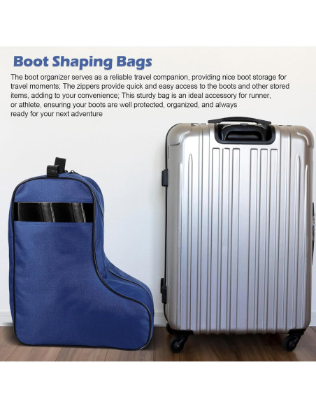 Bolsa de Almacenamiento para Botas de Vaquero Clysee Azul 40x32x24cm