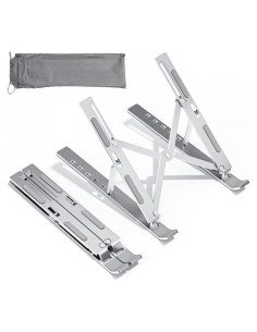 Soporte Plegable para Laptop Qziano - Aluminio 7 Niveles Ajustables