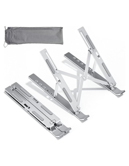 Soporte Plegable para Laptop Qziano - Aluminio 7 Niveles Ajustables