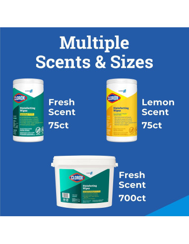 Toallitas Desinfectantes CloroxPro Limón 75 Unidades Paquete 6
