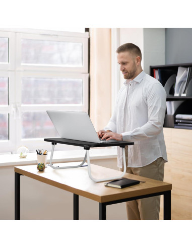 Bandeja Plegable para Computadora Portátil Ybj-ake Negra 43x31cm