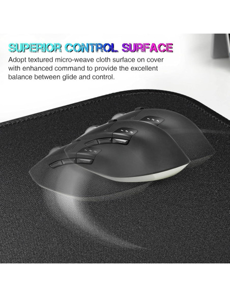 Alfombrilla de Ratón Grande ETZ 80 x 30 cm Antideslizante