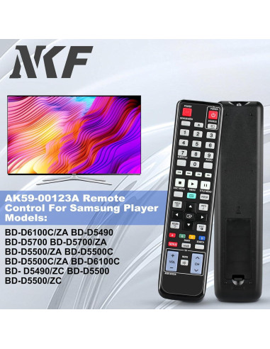 Control Remoto AK59-00123A para Reproductor Blu-Ray Samsung