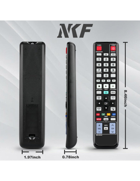 Control Remoto AK59-00123A para Reproductor Blu-Ray Samsung