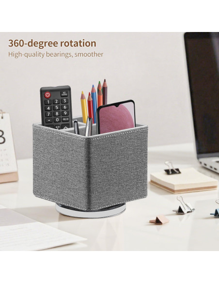 Soporte Giratorio 360 para Control Remoto YAPISHI - Organizador de Mesa