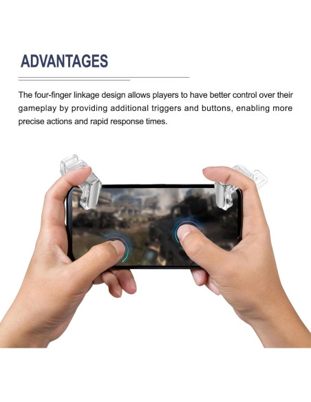 Controlador de Juego Móvil MECCANIXITY 2 Pares Gatillos