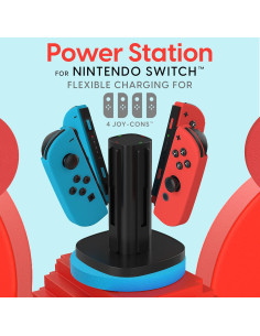 Dock de Carga TalkWorks para 4 Controladores Joy-Con - USB-C 2