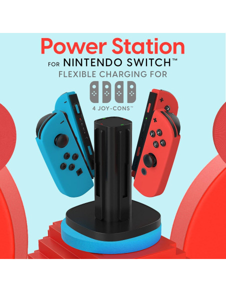 Dock de Carga TalkWorks para 4 Controladores Joy-Con - USB-C