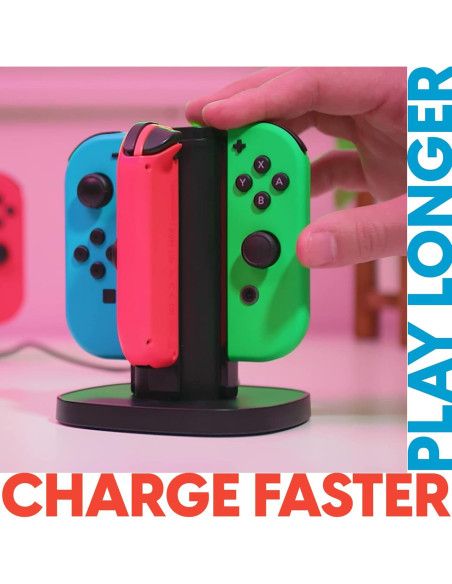 Dock de Carga TalkWorks para 4 Controladores Joy-Con - USB-C