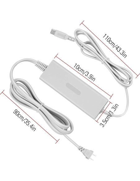Cargador Adaptador de Corriente para GamePad Wii U Nintendo