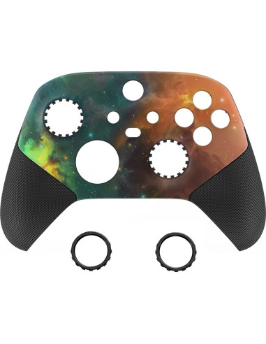 Carcasa Frontal eXtremeRate ASR para Controlador Xbox Series X/S - Agarre de Goma Naranja