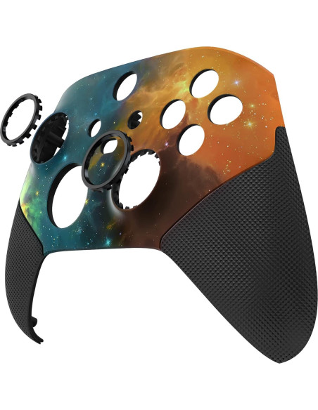 Carcasa Frontal eXtremeRate ASR para Controlador Xbox Series X/S - Agarre de Goma Naranja