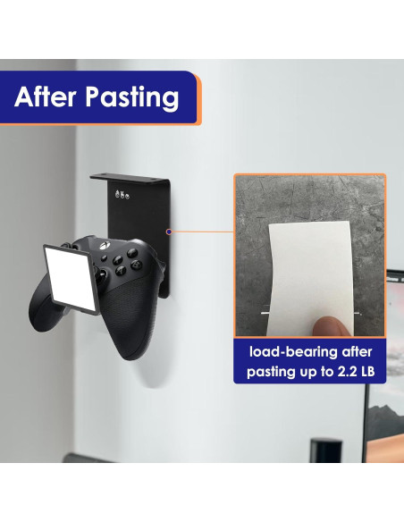 Soporte para Auriculares VKheroKV HC128 Universal con Tiras Adhesivas