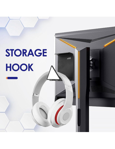 Soporte para Auriculares VKheroKV HC128 Universal con Tiras Adhesivas