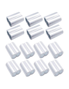 Manga de Crimpado de Aluminio Luckkyme 10 mm - Paquete de 14