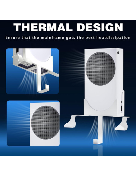 Soporte de Pared para Xbox Series S Nymus con Controlador y Auriculares