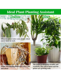 Cuerda de Autorriego MAQIHAN 15.24m x 0.64cm para Plantas 2