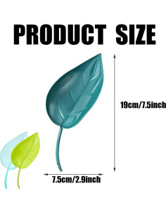 12 Embudos de Riego en Forma de Hoja NADUSEP - Plástico 2