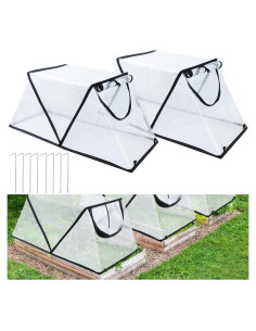 Cubierta de Acelerador de Jardín Mofuiry 2 Piezas 80x34x35cm