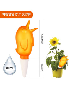 Paquete de 6 Estacas de Riego Automático Haomian 16cm 2