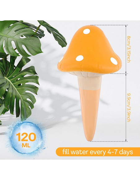 8 Picos de Riego Automático de Terracota Wutfuooo 7.6x15.2cm