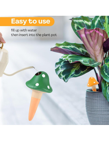 8 Picos de Riego Automático de Terracota Wutfuooo 7.6x15.2cm