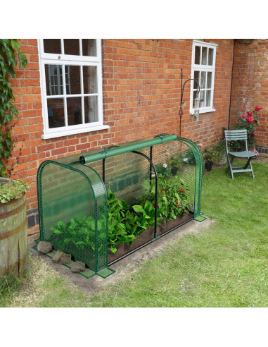 Invernadero Portátil Giantex 119.4x55.9x61 cm Verde PE