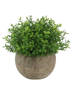 Mini Plantas Falsas Ogrmar en Maceta de Cerámica 11.9 cm