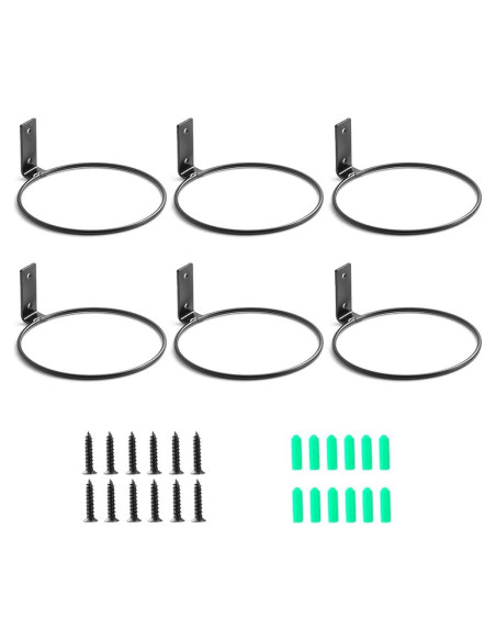 Anillo Soporte para Plantas 15 cm Maosen - 6 Paquete Metal