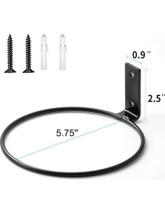 Anillo Soporte para Plantas 15 cm Maosen - 6 Paquete Metal 2