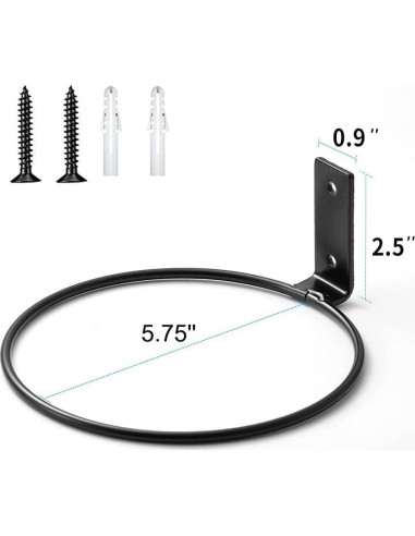 Anillo Soporte para Plantas 15 cm Maosen - 6 Paquete Metal