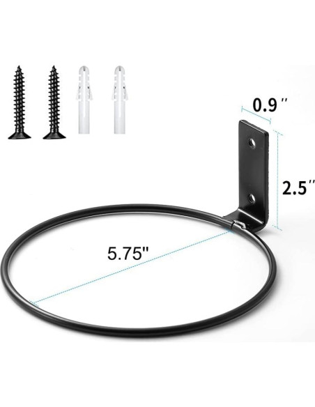 Anillo Soporte para Plantas 15 cm Maosen - 6 Paquete Metal