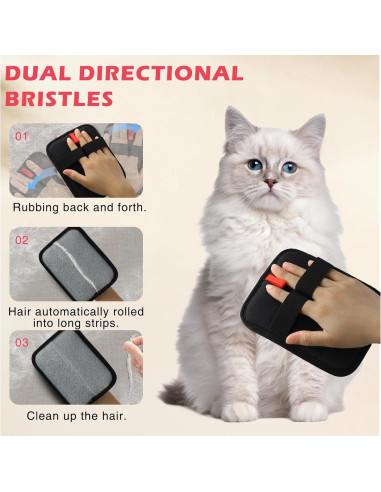 Guantes Removedores de Pelo de Mascota Ecológicos 2 Pcs