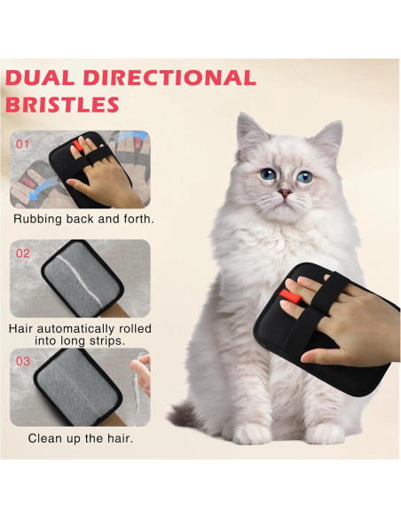 Guantes Removedores de Pelo de Mascota Ecológicos 2 Pcs