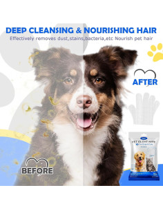 Toallitas de Lavado para Mascotas CLGTTBF - 12 Pcs 2