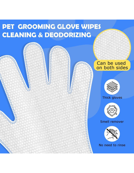 Toallitas de Lavado para Mascotas CLGTTBF - 12 Pcs