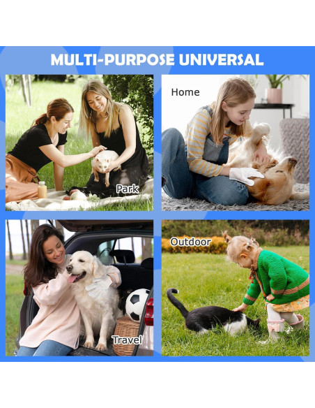 Toallitas de Lavado para Mascotas CLGTTBF - 12 Pcs