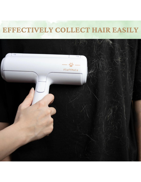 Rodillo Quitapelos FluffPals Reutilizable para Mascotas 166g