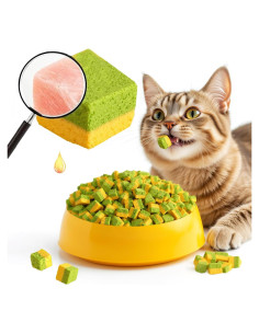 Galletas de Hierba para Gatos GREMBEB 60g - Snack Dental 2 en 1