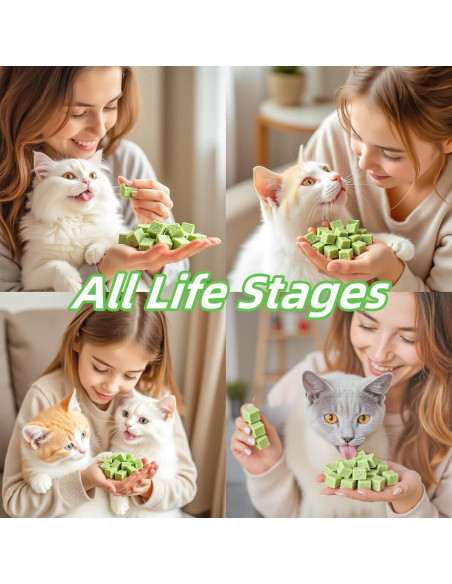 Palitos de Hierba para Gatos GREMBEB 60g - Snack Liofilizado