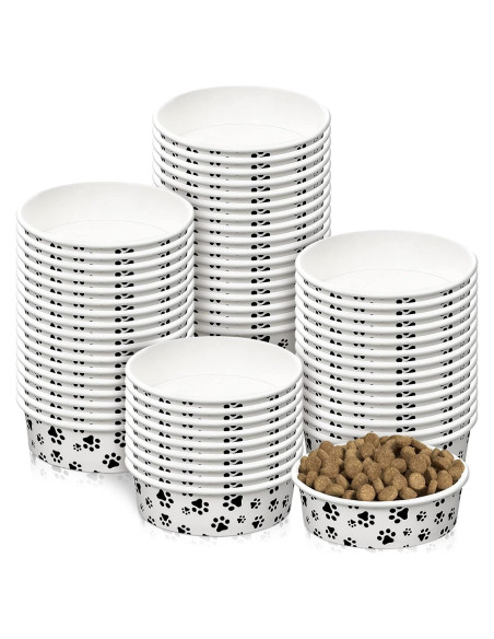 30 Cuencos Desechables para Perros Potchen 14.9x12.8cm